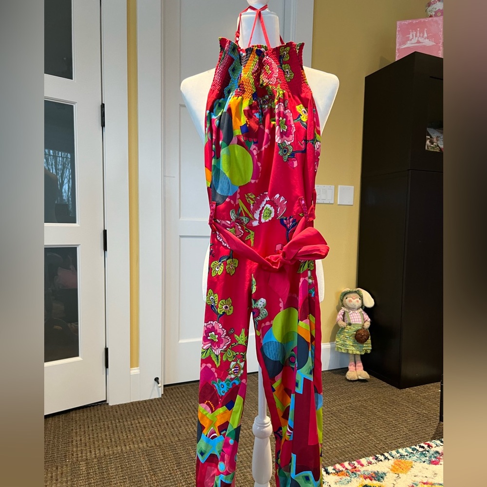 Desigual girls size 11-12 gorgeous pant top uni set one piece